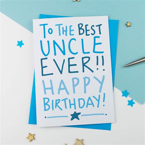 Happy Birthday Uncle Printable Cards